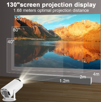 SpaceDreamLED™ Portable TV Projector